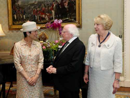 President receives Her Imperial Highness Princess Takamado of Japan on a courtesy call