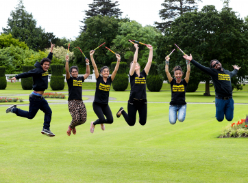 Members of the Bollywood Dance School, Ireland.