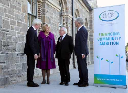 President gives an address at Clann Credo’s 20th anniversary conference ‘Common Cents’