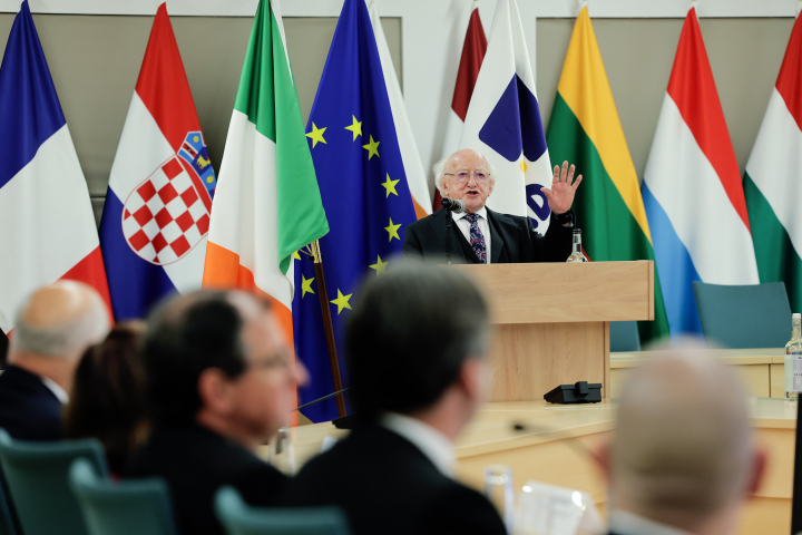 President delivers keynote address at the European Union Agency for Asylum (EUAA)