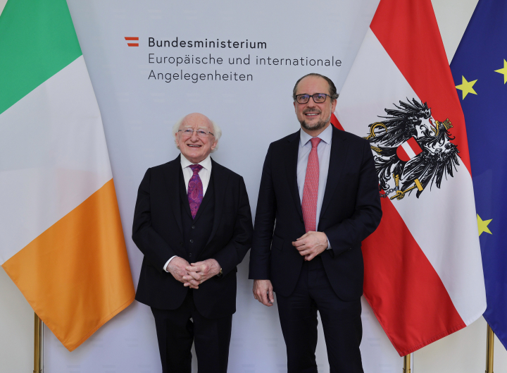 President meets with Minister for Foreign Affairs of Austria, Alexander Schallenberg