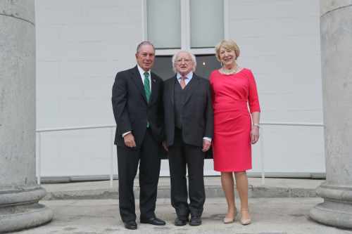 President receives Michael Bloomberg on a courtesy call