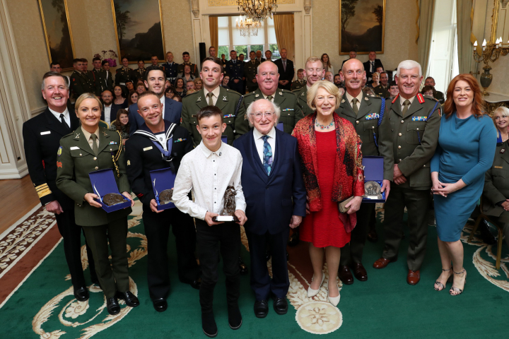 President hosts Defence Forces Values Awards