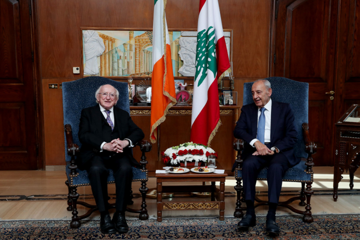 President meets with Speaker of the Parliament, HE Mr. Nabih Berri