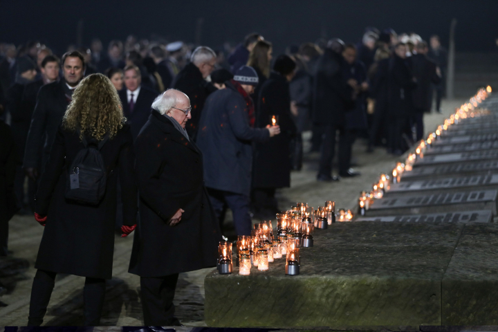 An tUachtarán i láthair ag Comóradh i ndáil le Saoradh Auschwitz-Birkenau – 75 bliain ó shin 