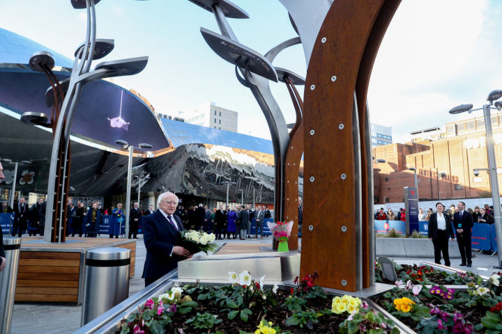 President and Sabina visit Birmingham Bombings Memorial