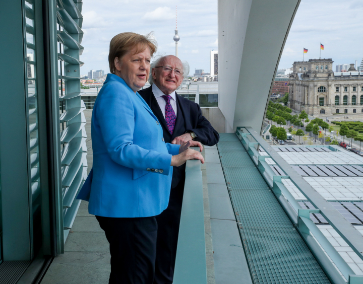 President meets Dr. Angela Merkel, Chancellor of The Federal Republic of Germany
