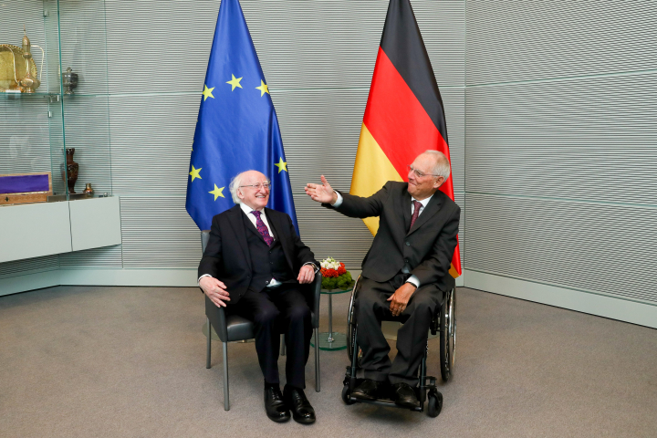 President meets Mr. Wolfgang Schäuble, President of the Bundestag