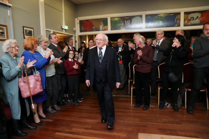 President and Sabina visit Liverpool Irish Centre