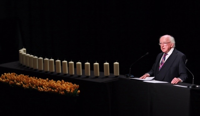 President delivers keynote address at Holocaust Memorial Day