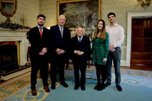 President receives family of the late Ronnie Fay on a courtesy call