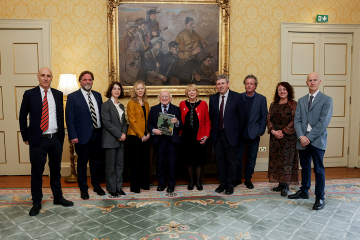 President receives members of Cork University Press on a Courtesy Call