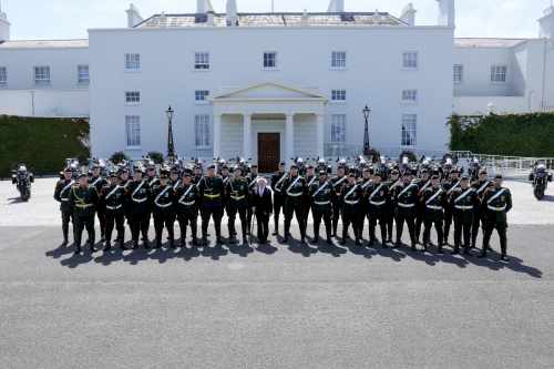 President hosts reception for 2 Brigade Cavalry Squadron of the Defense Forces