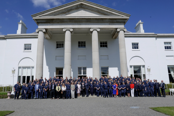 President and Sabina host a reception to mark the 75th anniversary of the Civil Defence in Ireland