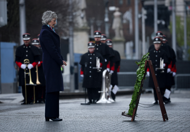 President Connolly attends Easter Sunday Commemorations