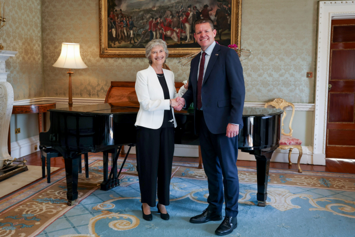 President Connolly receives the First Minister of Wales, Rhun ap Iorwerth