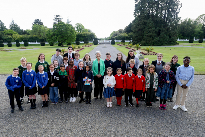 President Connolly welcomes students from INTO Global Citizenship School