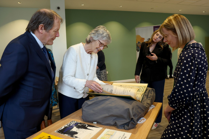 President Connolly visits the University of Leeds