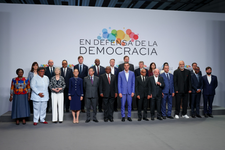 President Connolly addresses the “In Defence of Democracy” Summit