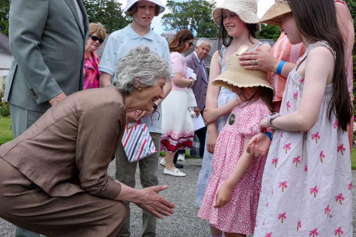 President Connolly and Brian McEnery host a Garden Party