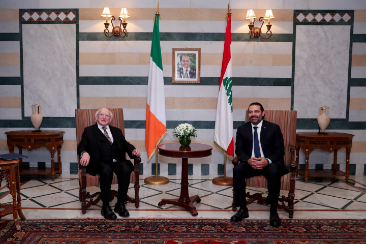 President meets Prime Minister of Lebanon, HE Mr Saad Hariri