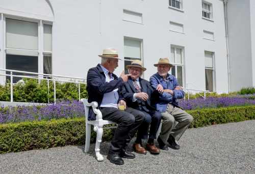 President and Sabina host a Bloomsday Garden Party