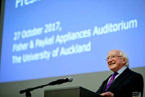 President delivers Keynote Address at the University of Auckland