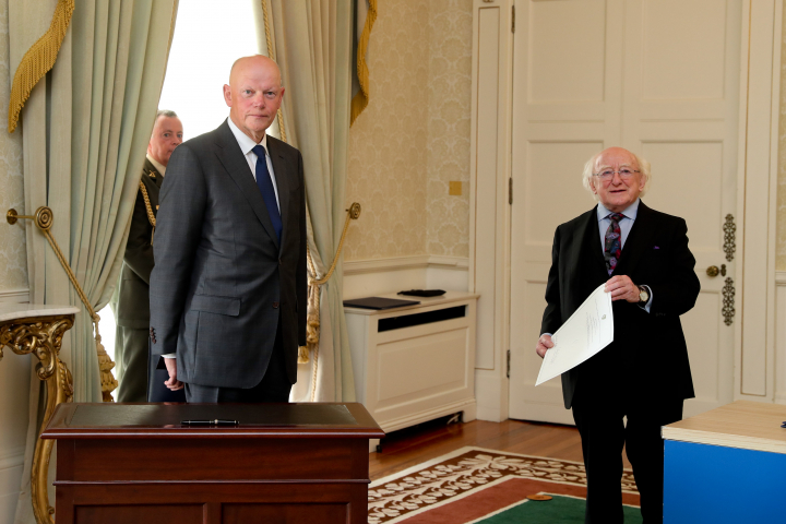 President appoints Mr. Justice Donal O’Donnell as new Chief Justice