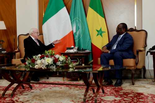 President meets H.E. Mr. Macky Sall, President of the Republic of Senegal