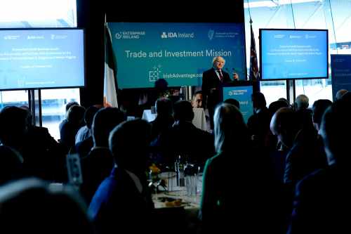 President attends a Business Lunch hosted by Enterprise Ireland