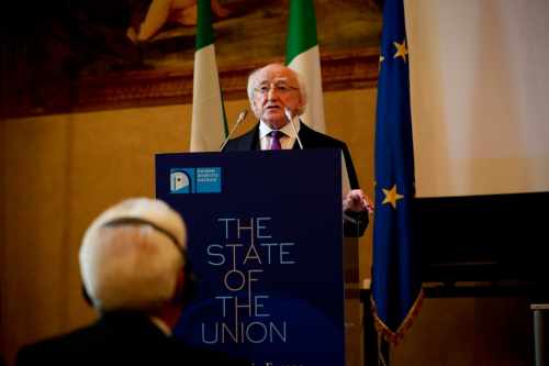 President addresses the European University Institute, Florence