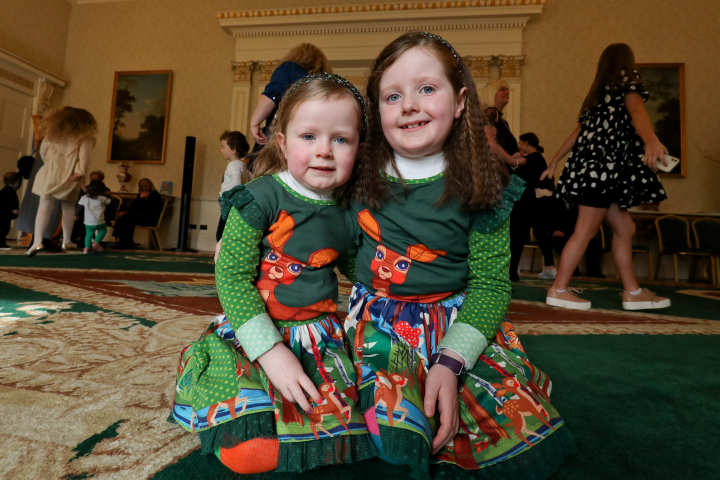 Fáiltiú ar scáth an Uachtaráin ag Teaghlaigh le leanaí ar mhístaid neamhchoitianta