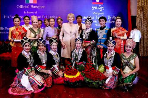 Traditional dancers at the State Dinner