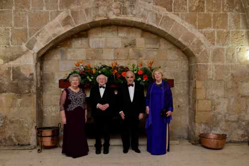 President and Sabina attend a State Dinner hosted in their honour by H.E. Mr. George Vella, President of the Republic of Malta