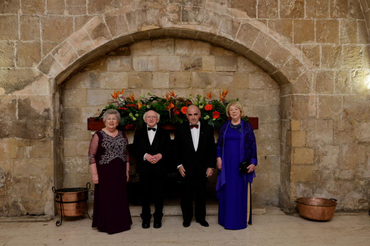 President and Sabina attend a State Dinner hosted in their honour by H.E. Mr. George Vella, President of the Republic of Malta