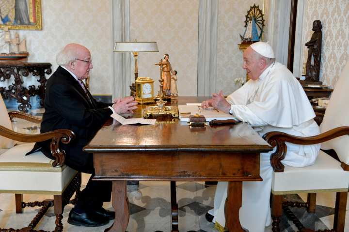 President meets His Holiness Pope Francis