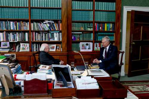 President receives the President of Lithuania, H.E. Gitanas Nausėda for a courtesy call