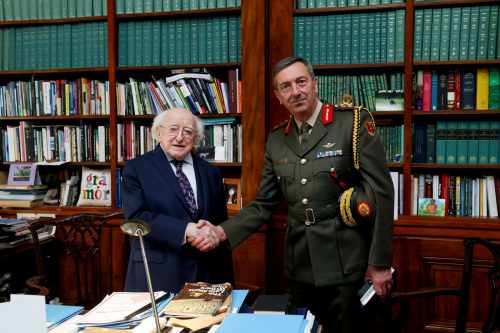 President receives Chief of Staff of the Defense Forces for a courtesy call