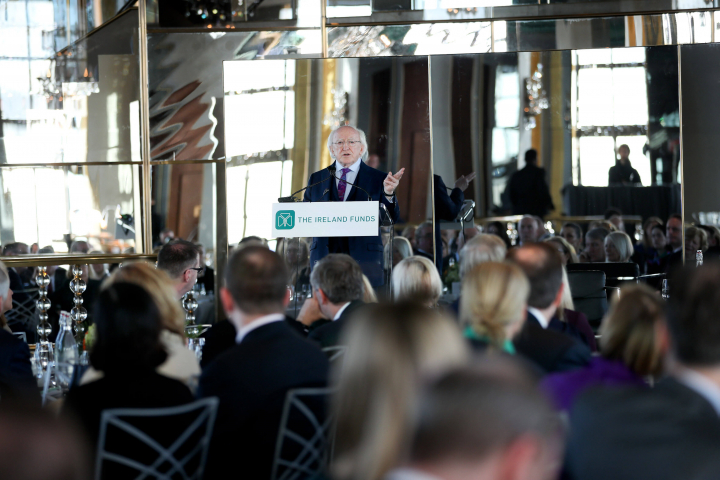President addresses Ireland Fund’s Women Leadership Series event