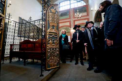 President visits the Jewish centres of Kraków (Kazimierz and Podgórze)