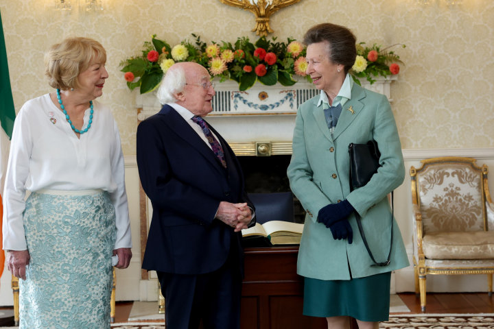 President receives H.R.H. Princess Anne on a Courtesy Call