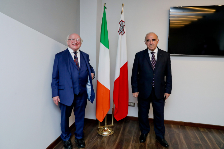 President attends Bilateral Meeting with Dr. George Vella, President of Malta