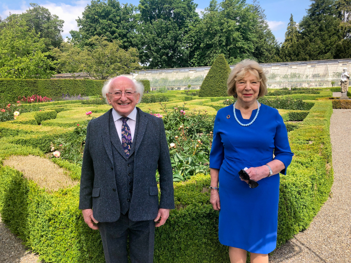 President performs the official opening of ‘Bloom At Home’