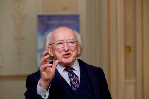 President launches new English-Irish dictionary