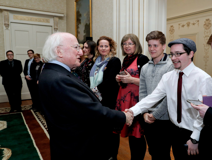 President receives members of Transgender Equality Network Ireland