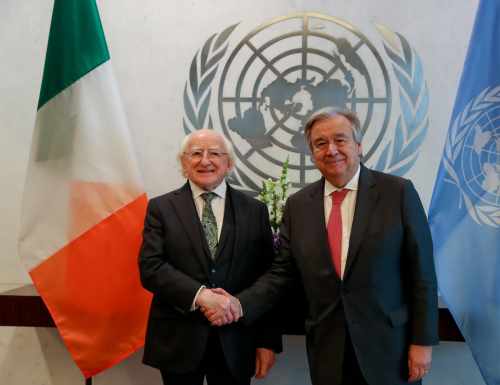 President meets with UN Secretary-General António Guterres