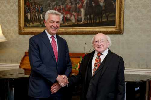 President receives Filippo Grandi, UN High Commissioner for Refugees on a courtesy call