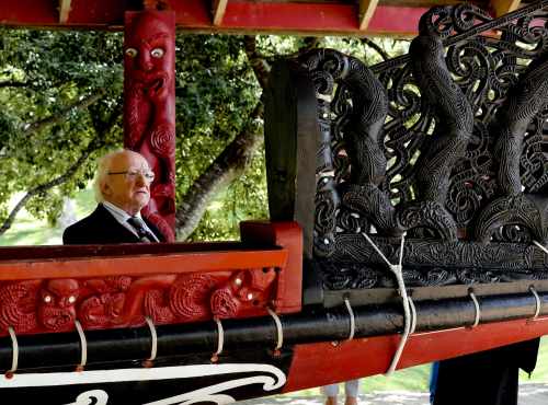 President visits Waitangi Treaty Ground
