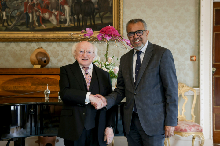 President receives Dr. Tedros Adhanom Ghebreyesus, Director-General of the World Health Organization