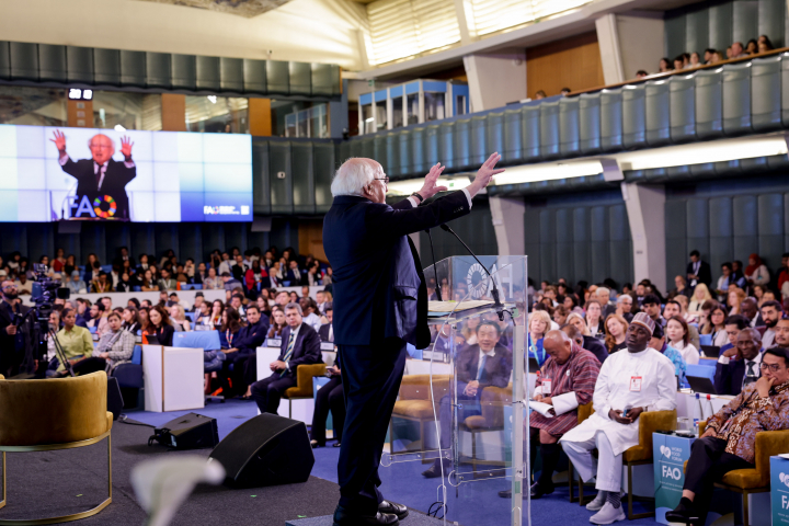 President delivers Keynote address at World Food Forum Closing Session